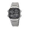 Casio World Time LCD Watch - Stainless Steel