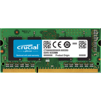 Crucial 2GB (1x2GB)1600MHz DDR3L CL11 204-Pin Non-ECC SO-DIMM Laptop Memory Module