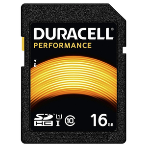 Duracell 16GB Performance SD Card (SDHC)