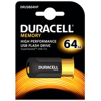 Duracell 64GB High-Performance USB 3.0 Flash Drive - 35 MB/s