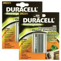 Duracell Canon BP-511,  BP-511A,  BP-512,  BP-513,  BP-514,  BP508 Camera Battery - 2 Pack
