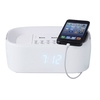 Groov-e Bluetooth Wireless Alarm Clock Radio Speaker System - White