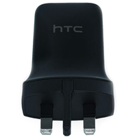 HTC 1.5A USB Mains Charger + USB-C Data Cable - Black