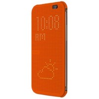 HTC HC M100 Dot View Flip Case for One M8 - Orange