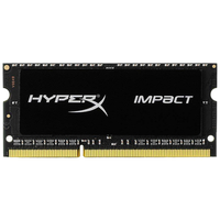 HyperX Impact 8GB (1x8GB) 1600Mhz DDR3L Non-ECC 204-Pin CL9 SODIMM Laptop Memory Module