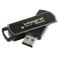 Integral 128GB Secure 360 Secure Lock II Encrypted USB 3.0 Flash Drive