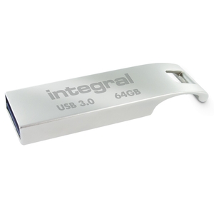 Integral 64GB Metal ARC USB 3.0 Flash Drive - 110MB/s