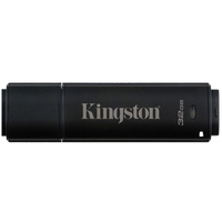 Kingston 32GB 256-bit Hardware Encrypted USB Flash Drive - 250MB/s