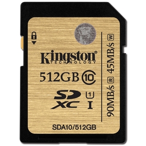 Kingston 512GB Ultimate SD Card (SDXC) - 90MB/s