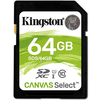 Kingston 64GB Canvas Select SD Card (SDXC) - 80MB/s