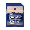 Kingston 8GB SD Card (SDHC) - 4MB/s