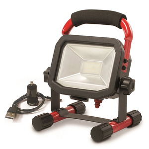 Luceco 5W Rechargeable Work Light + In Car Charger (LSWR5BR-01)