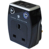 Masterplug USB Charger with Plug Through Surge Socket + 2 x 3.1A USB