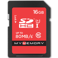 MyMemory 16GB SD Card (SDHC) UHS-I U1 - 80MB/s