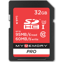 MyMemory 32GB Pro SD card (SDHC) UHS-I U3 - 95MB/s