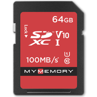 MyMemory 64GB V10 High Speed SD Card (SDXC) UHS-1 U1 - 100MB/s