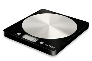 Salter Slim Design Electronic Platform Kitchen Scale - Black