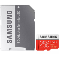 Samsung 256GB Evo Plus Micro SD Card (SDXC) UHS-I U3 + Adapter - 95MB/s