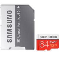 Samsung 64GB EVO Plus Micro SD Card (SDXC) + Adapter - 80MB/s