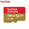 SanDisk 128GB Extreme A2 V30 microSD Card (SDXC) UHS-I U3 + Adapter-