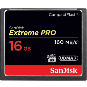 SanDisk 16GB 1067X Extreme PRO Compact Flash Card - 160MB/s