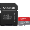 SanDisk 200GB Ultra Micro SD Card (SDXC) UHS-I A1 + Adapter - 100MB/s