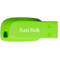 Sandisk 32GB Cruzer Blade USB 2.0 Flash Drive - Green