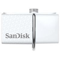 SanDisk 32GB Ultra Dual USB Drive 3.0 - White