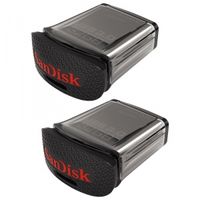 SanDisk 32GB Ultra Fit USB 3.0 Flash Drive - 130MB/s Twin Bundle