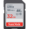 SanDisk 32GB Ultra SD Card (SDHC) UHS-I U1 - 120MB/s