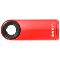 SanDisk 32GB USB 2.0 Flash Drive Cruzer Dial - Red