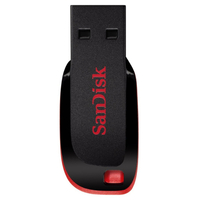 SanDisk 64GB Cruzer Blade USB 2.0 Flash Drive - Black - (Refurbished)
