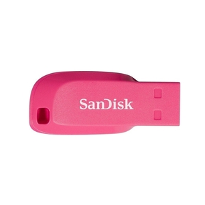 SanDisk 64GB Cruzer Blade USB Flash Drive - Electric Pink