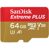 SanDisk 64GB Extreme Plus Micro SD Card (SDXC) UHS-I A1 + Adapter - 100MB/s