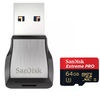 SanDisk 64GB Extreme Pro Micro SD Card (SDXC) UHS-II U3 + USB 3.0 Reader - 275MB/s