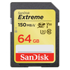 SanDisk 64GB Extreme V30 SD Card (SDXC) UHS-I U3 - 150MB/s