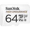 SanDisk 64GB High Endurance Micro SD Card (SDXC) + Adapter - 100MB/s