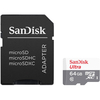 SanDisk 64GB Ultra Lite Micro SD Card (SDXC) + Adapter - 100MB/s