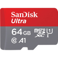 SanDisk 64GB Ultra Micro SD Card (SDXC) + SD Adapter (Tablet Version) - 120MB/s