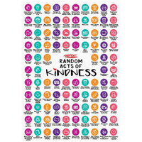 Scratch Poster A2 Size - 100 Random Acts of Kindness