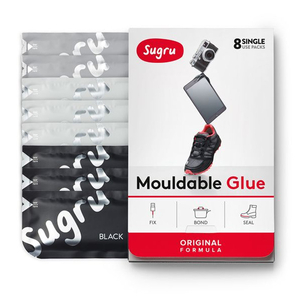 Sugru Mouldable Glue Black,  White & Grey - 8 Pack