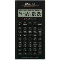 Texas Instruments BAII PLUS PROFESSIONAL Financial Calculator