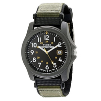 Timex Mens Expedition Camper Green Nylon Strap Watch (T42571)