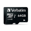 Verbatim 64GB Micro SD Card (SDXC) + Adapter - 10MB/s