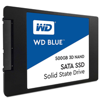 WD 500GB SSD Blue 3D NAND SATA 2.5" Internal Solid State Drive - 560MB/s