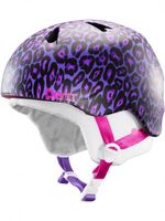 Girls Nina Zipmold Helmet With Flip Visor Purple