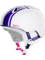 Girls Nina Zipmold Helmet With Flip Visor White