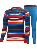 Kids Junior HH Active Set Blue - Top & Bottom Baselayer