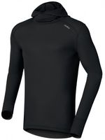 Mens Base Layer Warm Long Sleeve Crew Neck Facemask Black