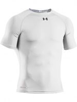 Mens Heatgear Sonic Compression Shortsleeve T Shirt White